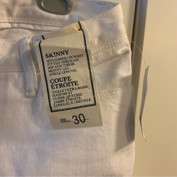 Banana Republic White Skinny Jeans - Picture 2 of 3